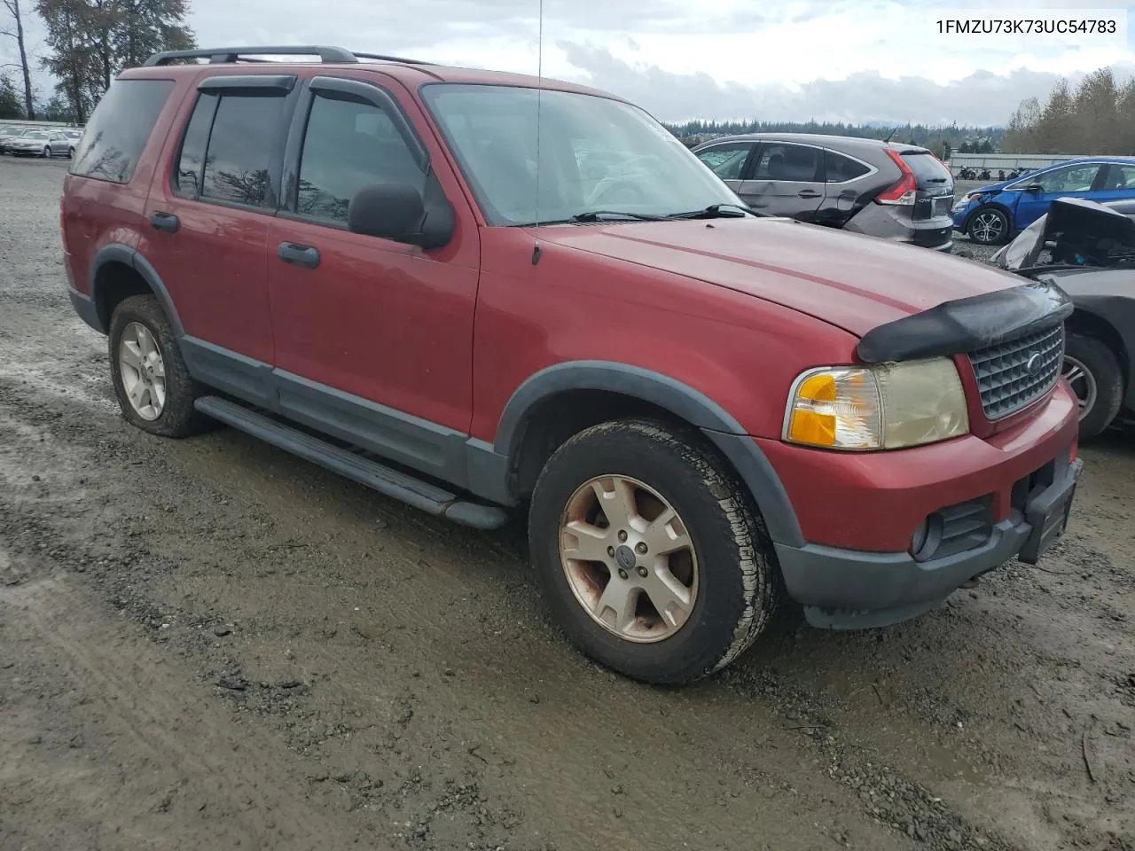 2003 Ford Explorer Xlt VIN: 1FMZU73K73UC54783 Lot: 75362964