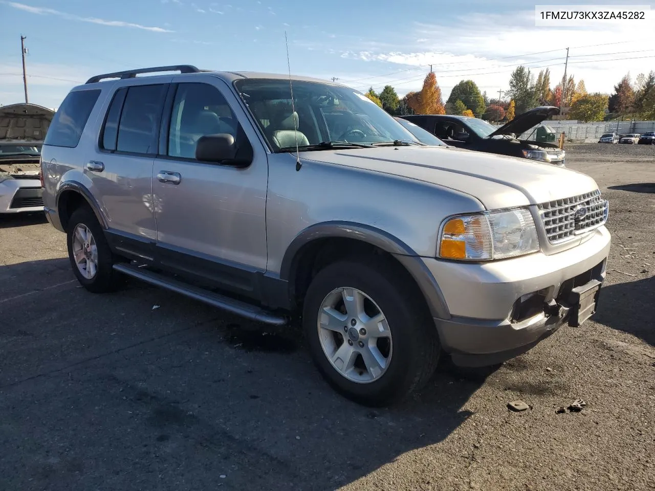 2003 Ford Explorer Xlt VIN: 1FMZU73KX3ZA45282 Lot: 77157614