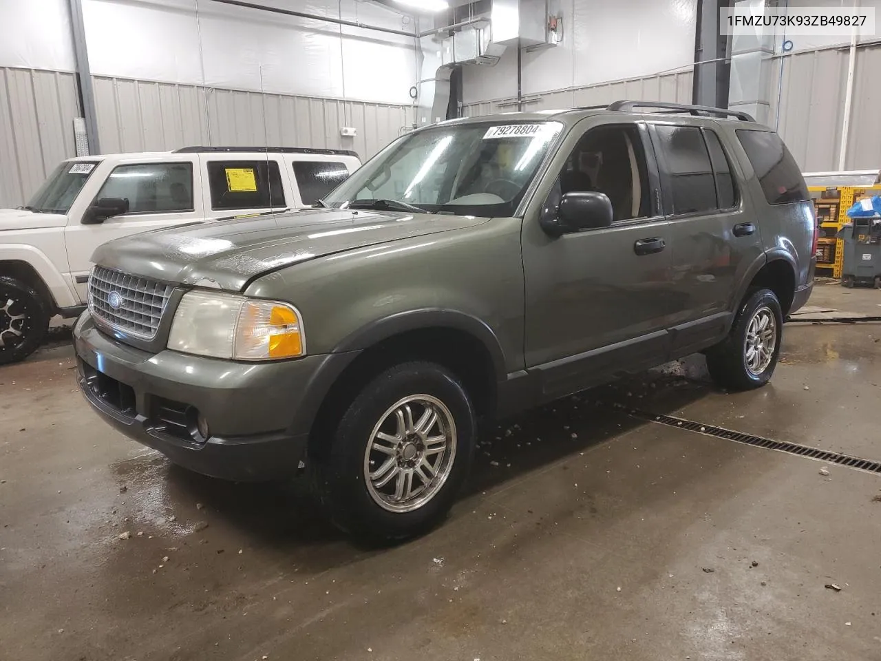 2003 Ford Explorer Xlt VIN: 1FMZU73K93ZB49827 Lot: 79278804