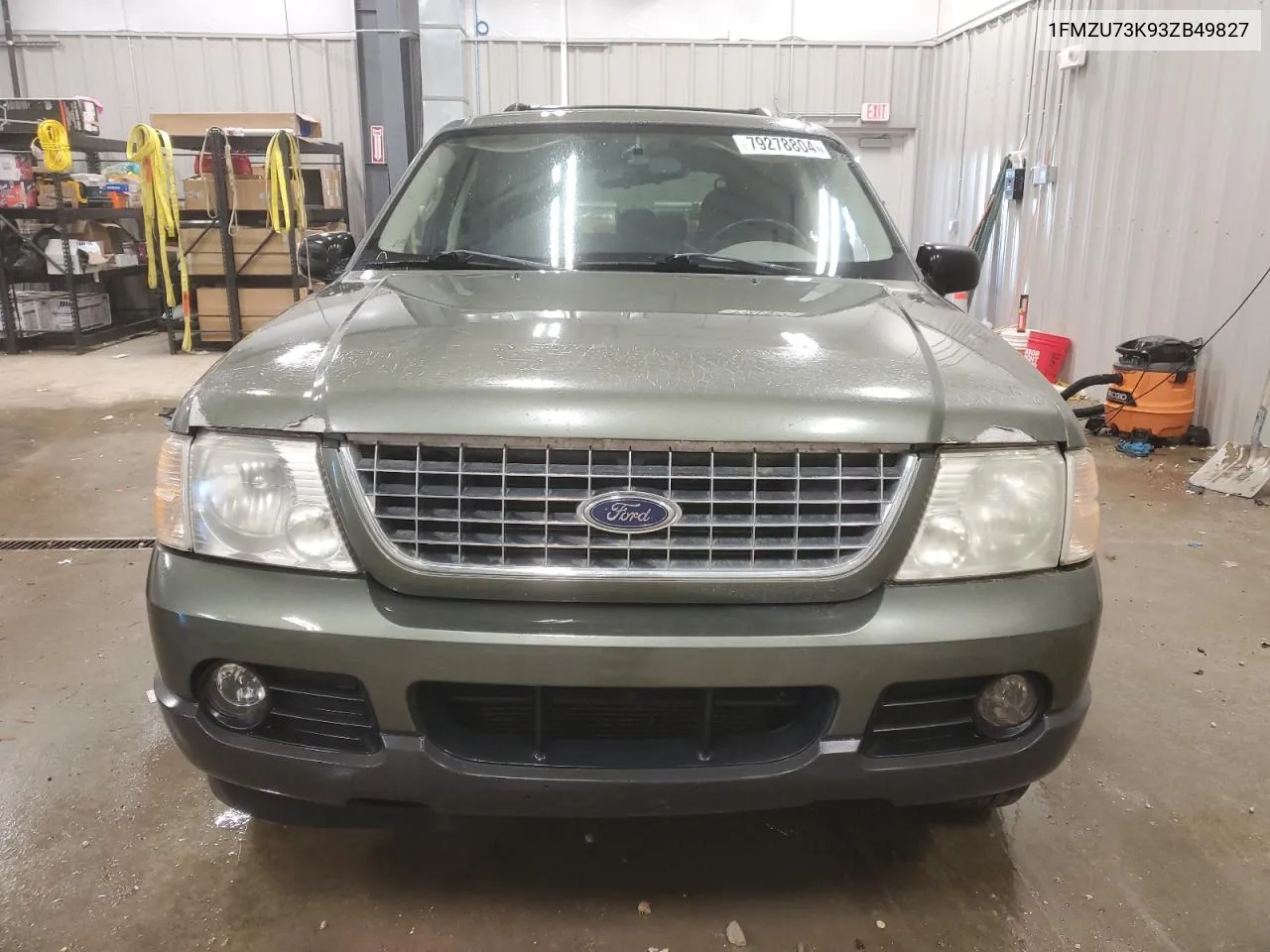 2003 Ford Explorer Xlt VIN: 1FMZU73K93ZB49827 Lot: 79278804