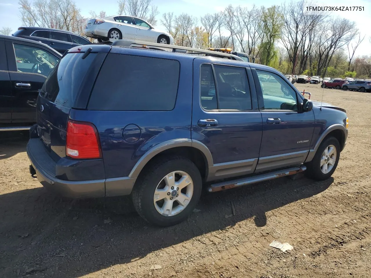 2004 Ford Explorer Xlt VIN: 1FMDU73K64ZA17751 Lot: 52708324