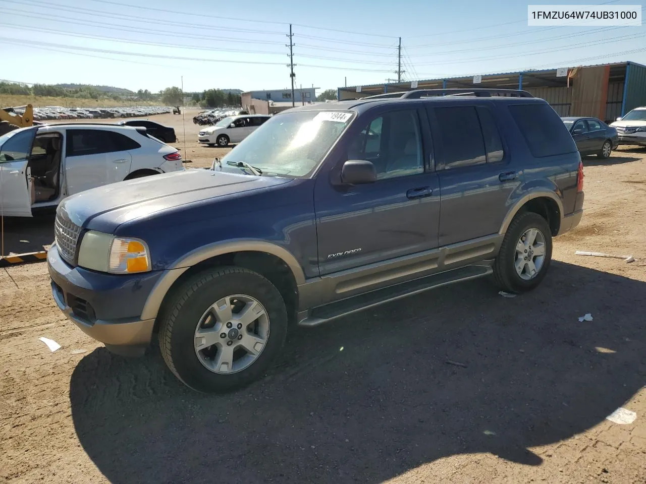 2004 Ford Explorer Eddie Bauer VIN: 1FMZU64W74UB31000 Lot: 62424944