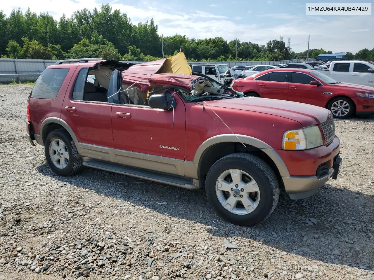 2004 Ford Explorer Eddie Bauer VIN: 1FMZU64KX4UB47429 Lot: 62539364