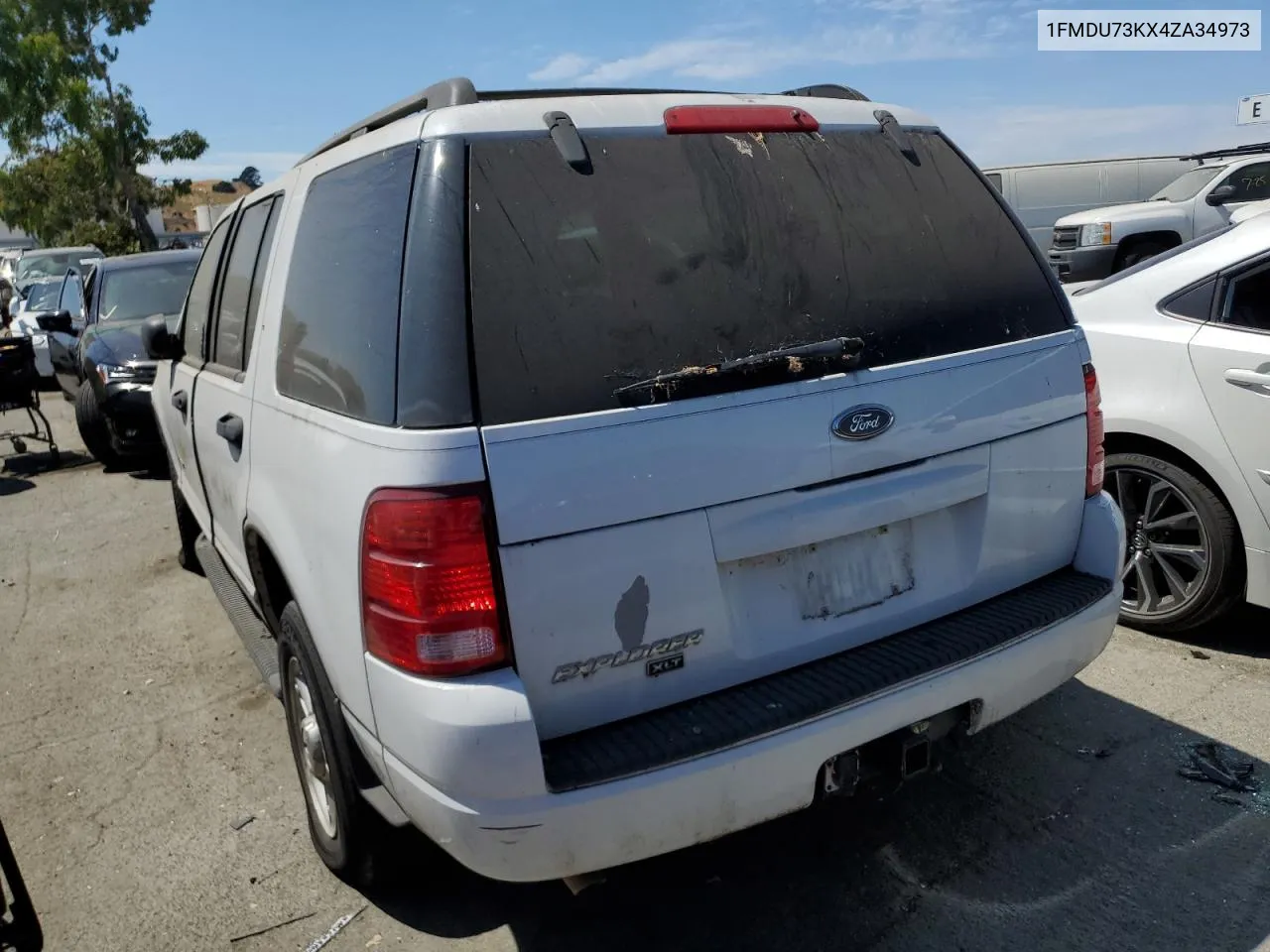 2004 Ford Explorer Xlt VIN: 1FMDU73KX4ZA34973 Lot: 66232614