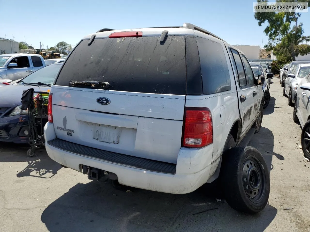 2004 Ford Explorer Xlt VIN: 1FMDU73KX4ZA34973 Lot: 66232614