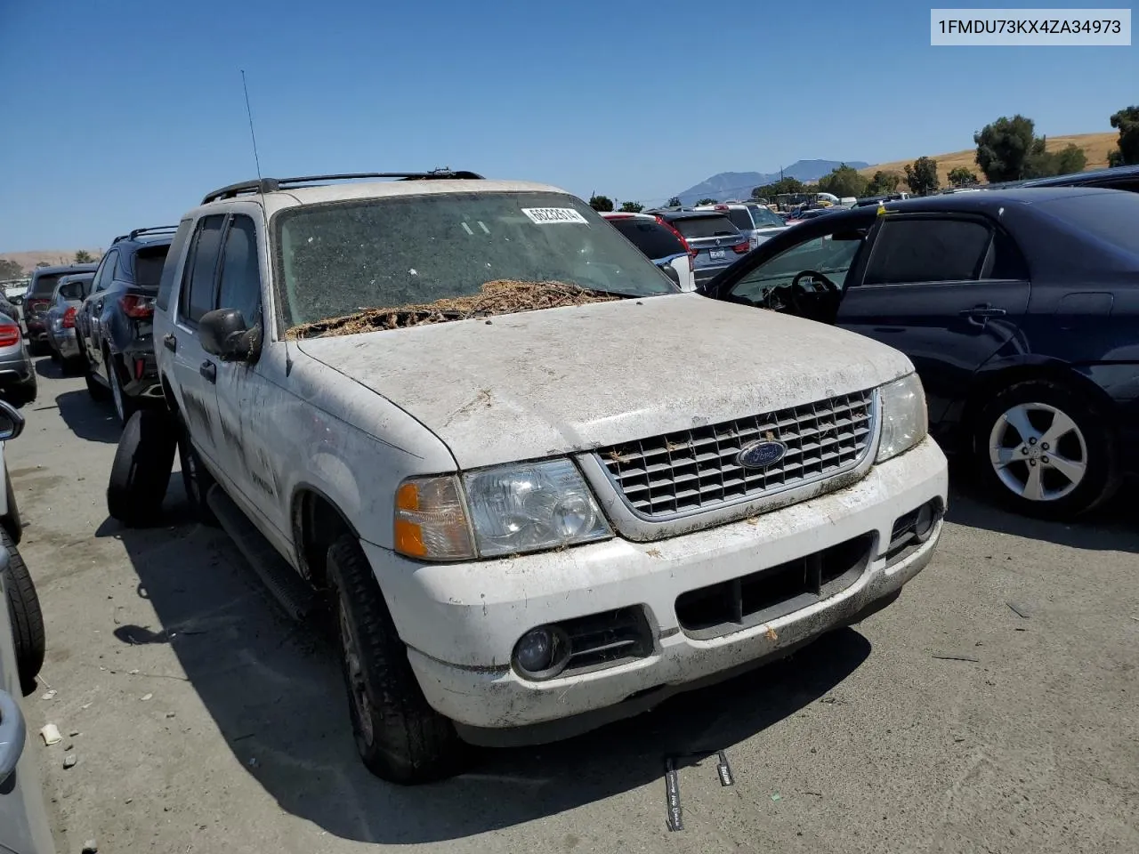 2004 Ford Explorer Xlt VIN: 1FMDU73KX4ZA34973 Lot: 66232614