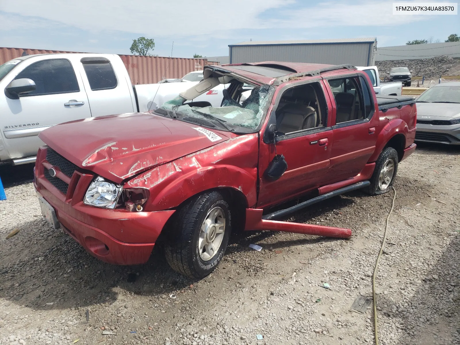 2004 Ford Explorer Sport Trac VIN: 1FMZU67K34UA83570 Lot: 66853824