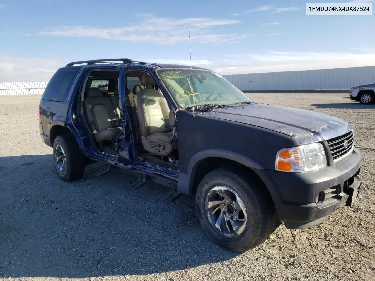 2004 Ford Explorer Eddie Bauer VIN: 1FMDU74KX4UA87524 Lot: 68006881