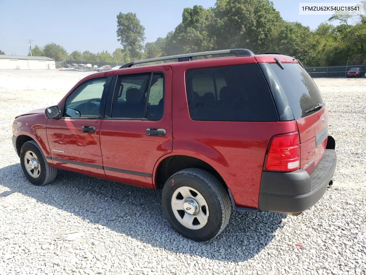 2004 Ford Explorer Xls VIN: 1FMZU62K54UC18541 Lot: 69201424