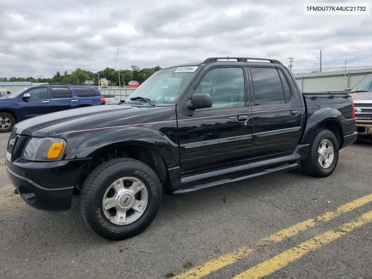 1FMDU77K44UC21732 2004 Ford Explorer Sport Trac