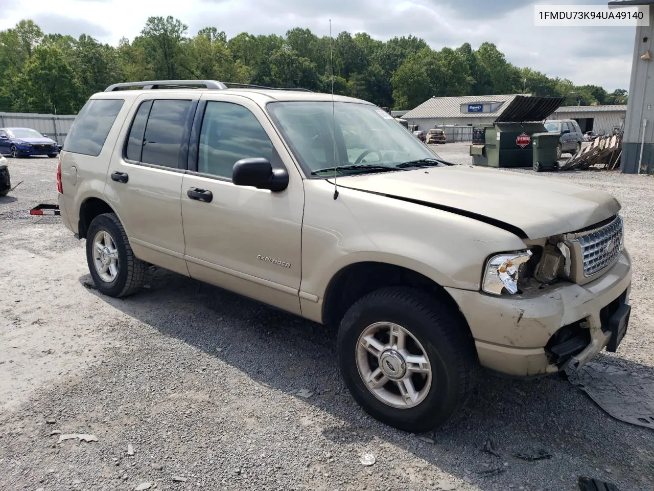 2004 Ford Explorer Xlt VIN: 1FMDU73K94UA49140 Lot: 69260384