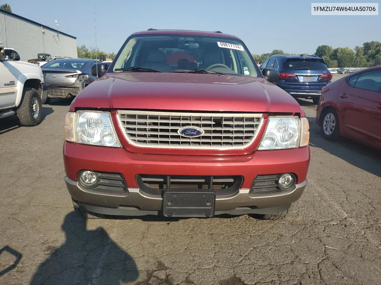 2004 Ford Explorer Eddie Bauer VIN: 1FMZU74W64UA50706 Lot: 69817174