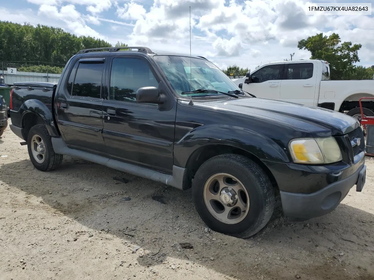 2004 Ford Explorer Sport Trac VIN: 1FMZU67KX4UA82643 Lot: 70338324