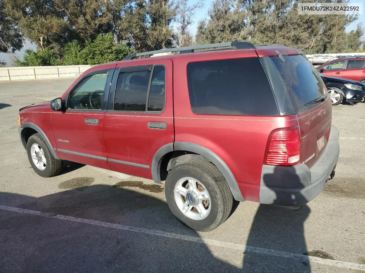 2004 Ford Explorer Xls VIN: 1FMDU72K24ZA22592 Lot: 71299824