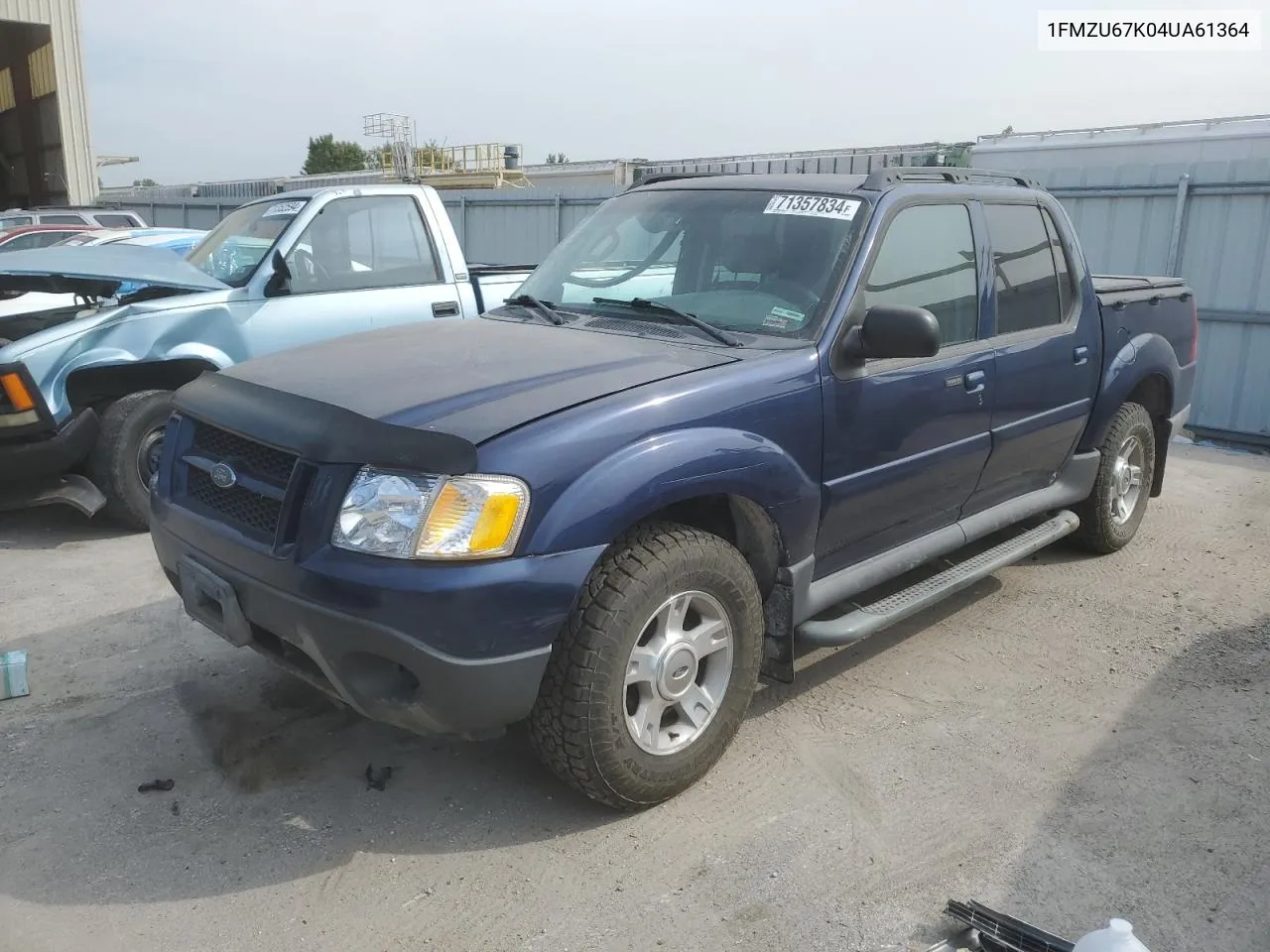 2004 Ford Explorer Sport Trac VIN: 1FMZU67K04UA61364 Lot: 71357834