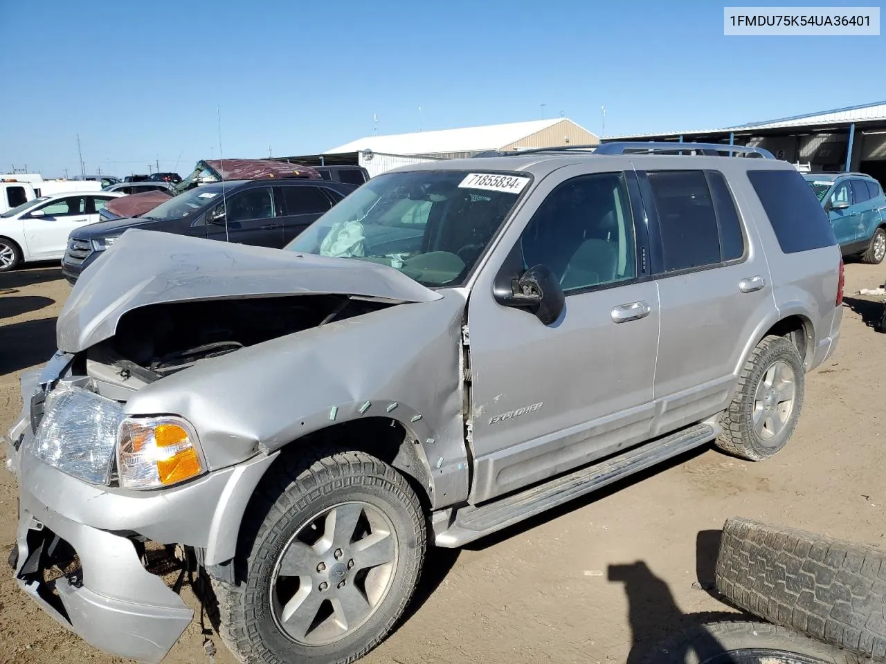 2004 Ford Explorer Limited VIN: 1FMDU75K54UA36401 Lot: 71855834