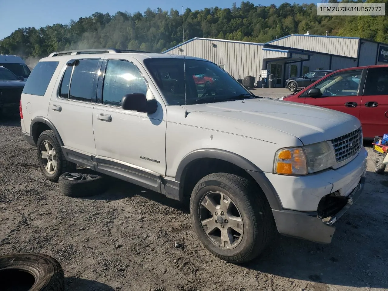 2004 Ford Explorer Xlt VIN: 1FMZU73K84UB57772 Lot: 72168734