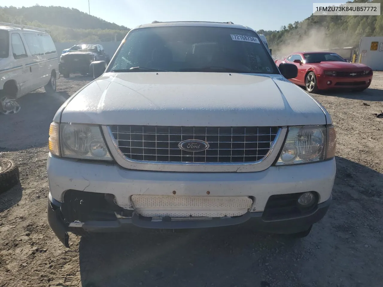 2004 Ford Explorer Xlt VIN: 1FMZU73K84UB57772 Lot: 72168734