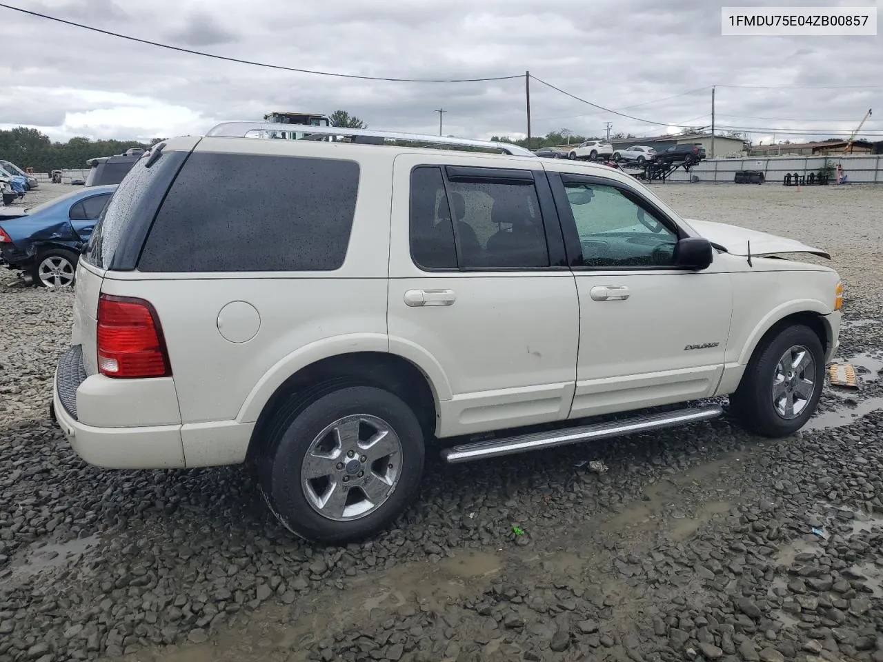 2004 Ford Explorer Limited VIN: 1FMDU75E04ZB00857 Lot: 73029744