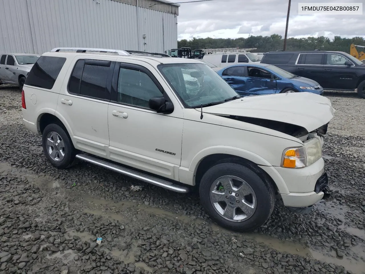 2004 Ford Explorer Limited VIN: 1FMDU75E04ZB00857 Lot: 73029744