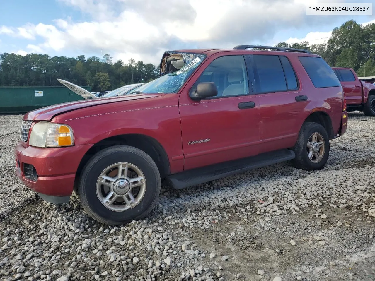 2004 Ford Explorer Xlt VIN: 1FMZU63K04UC28537 Lot: 73669284