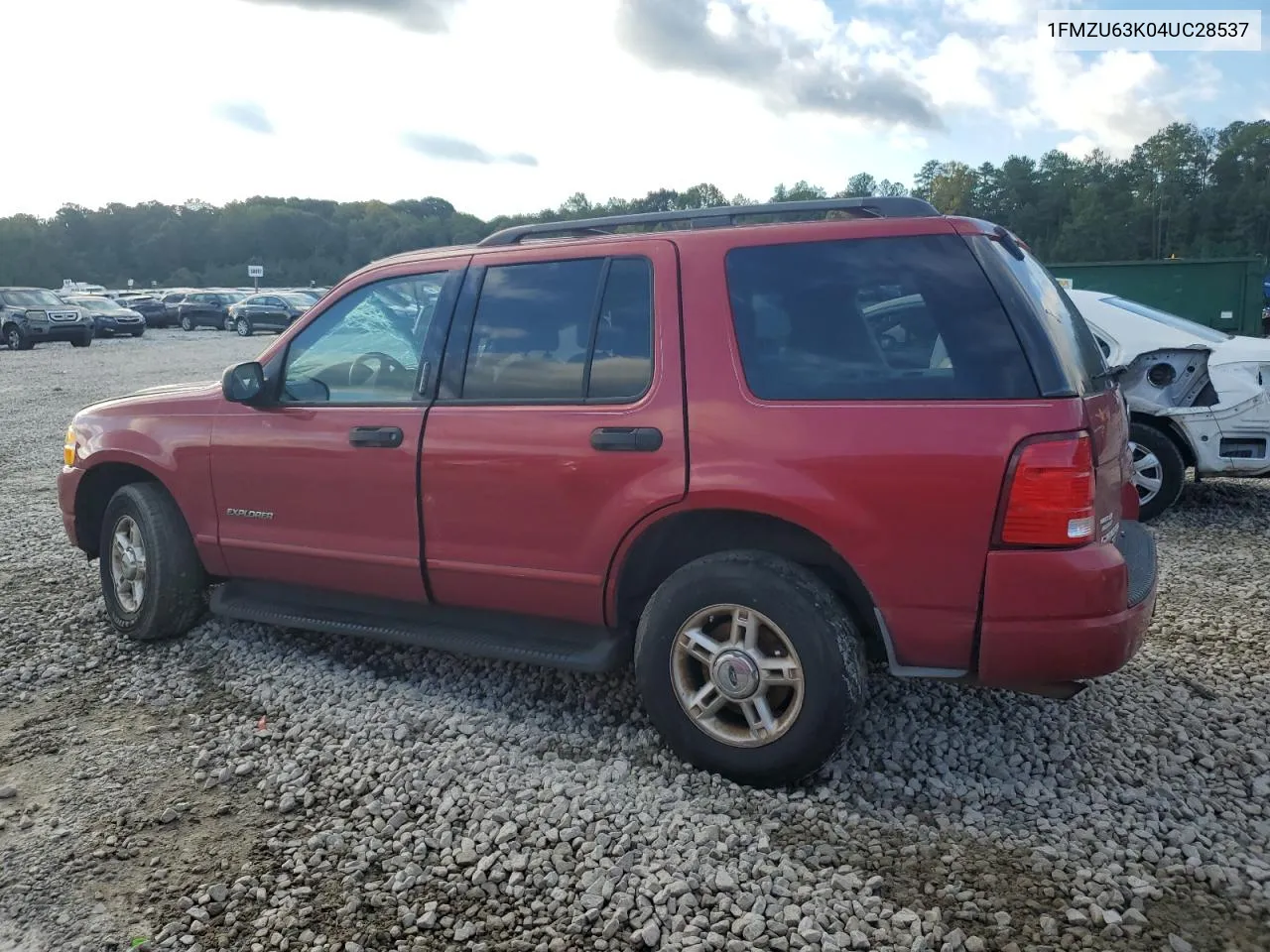 2004 Ford Explorer Xlt VIN: 1FMZU63K04UC28537 Lot: 73669284