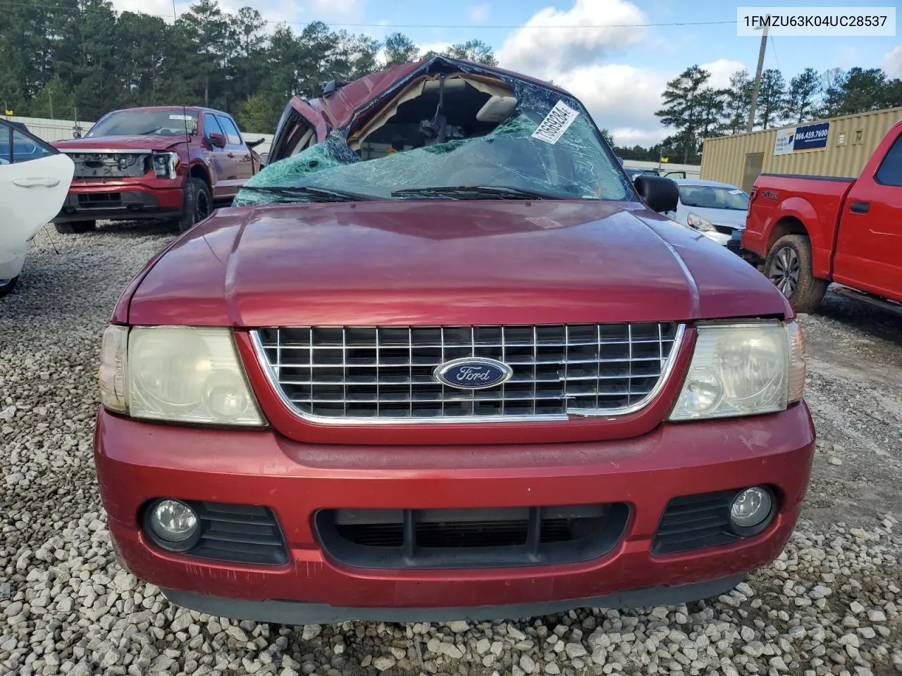 2004 Ford Explorer Xlt VIN: 1FMZU63K04UC28537 Lot: 73669284