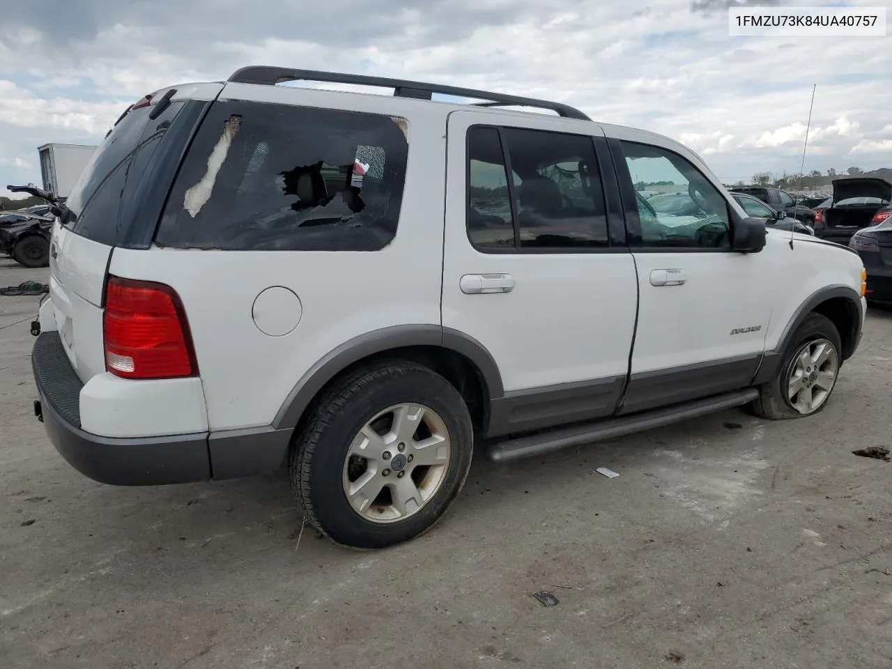 2004 Ford Explorer Xlt VIN: 1FMZU73K84UA40757 Lot: 73796904