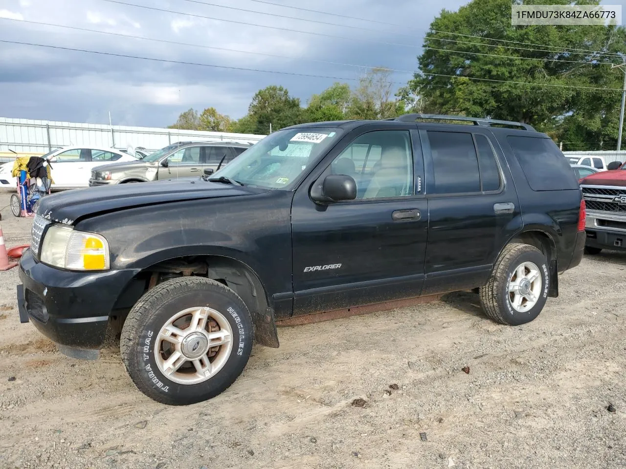 2004 Ford Explorer Xlt VIN: 1FMDU73K84ZA66773 Lot: 73994654