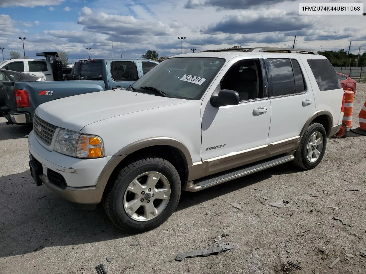 2004 Ford Explorer Eddie Bauer VIN: 1FMZU74K44UB11063 Lot: 74070214