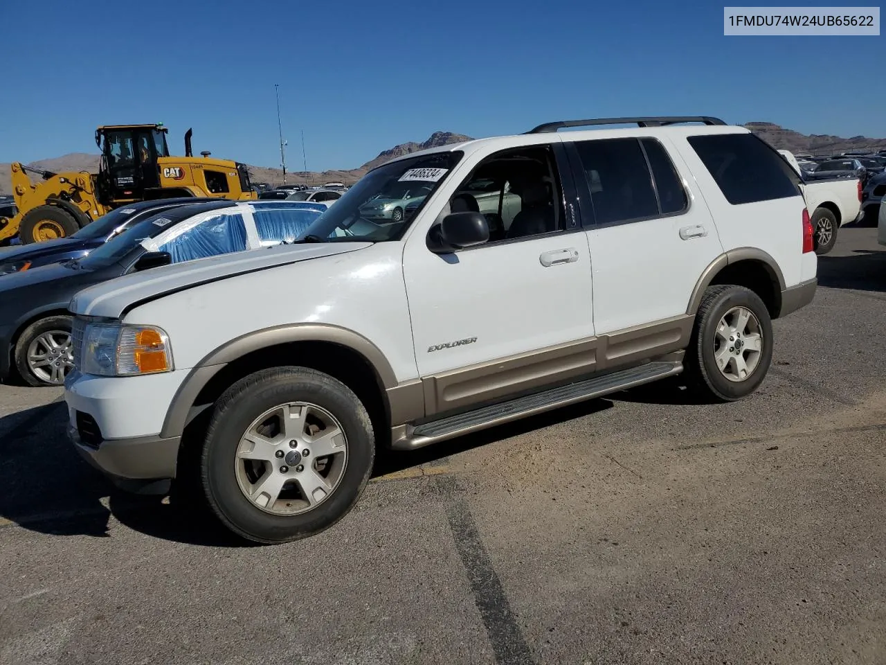 2004 Ford Explorer Eddie Bauer VIN: 1FMDU74W24UB65622 Lot: 74486334