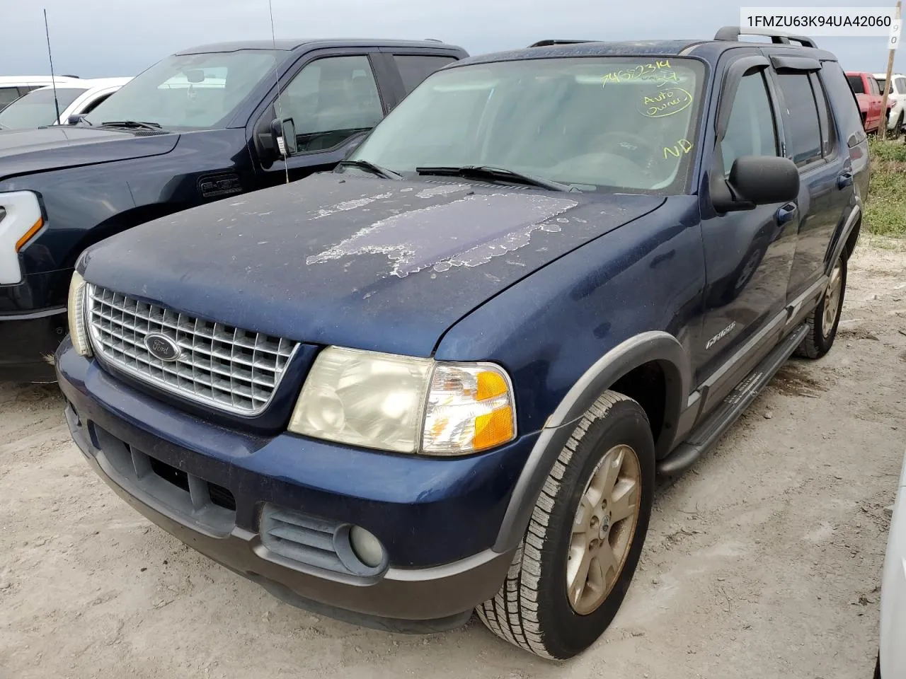 2004 Ford Explorer Xlt VIN: 1FMZU63K94UA42060 Lot: 74682314