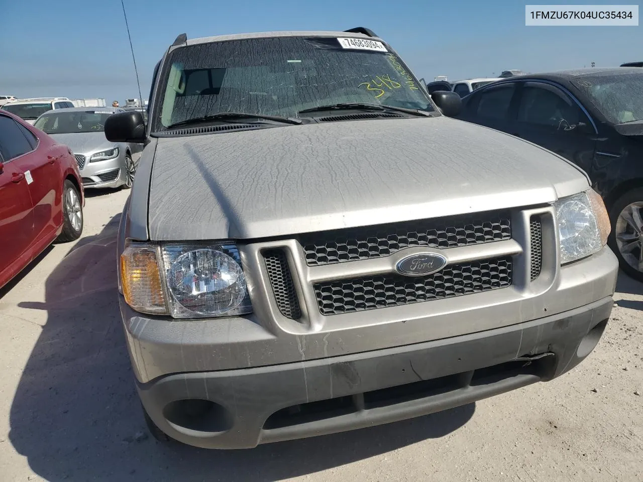 2004 Ford Explorer Sport Trac VIN: 1FMZU67K04UC35434 Lot: 74683094