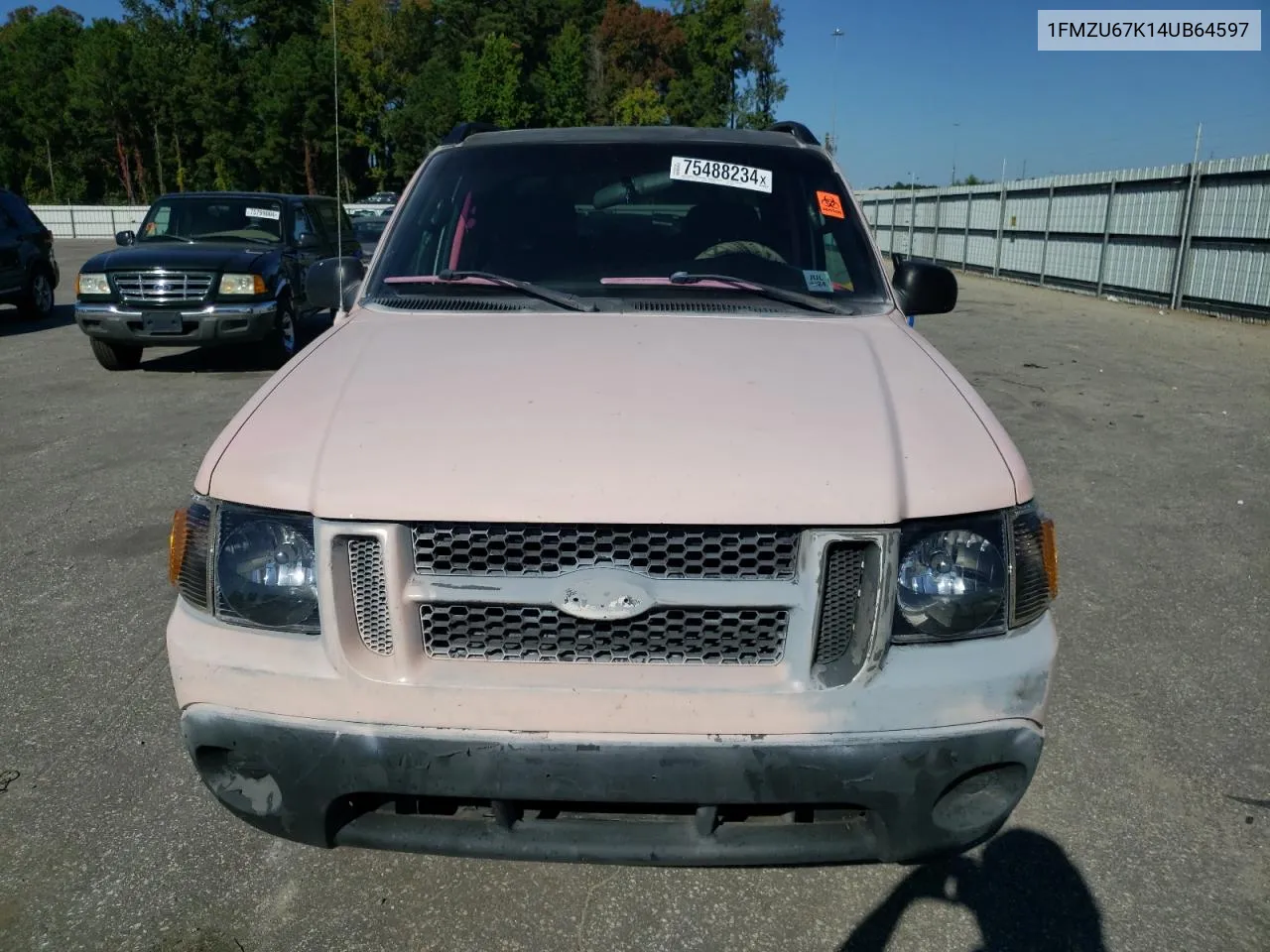 2004 Ford Explorer Sport Trac VIN: 1FMZU67K14UB64597 Lot: 75488234