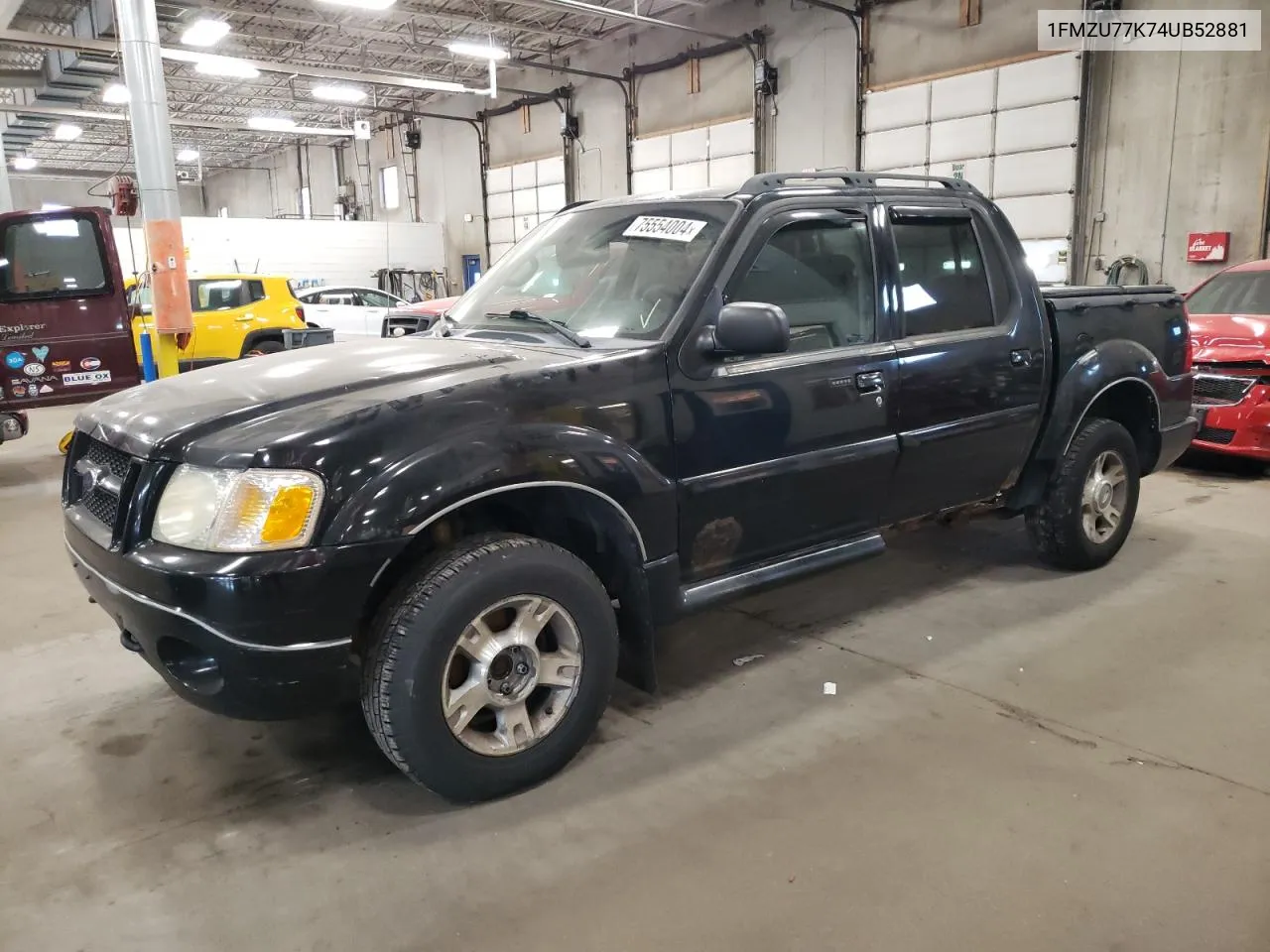 2004 Ford Explorer Sport Trac VIN: 1FMZU77K74UB52881 Lot: 75554004