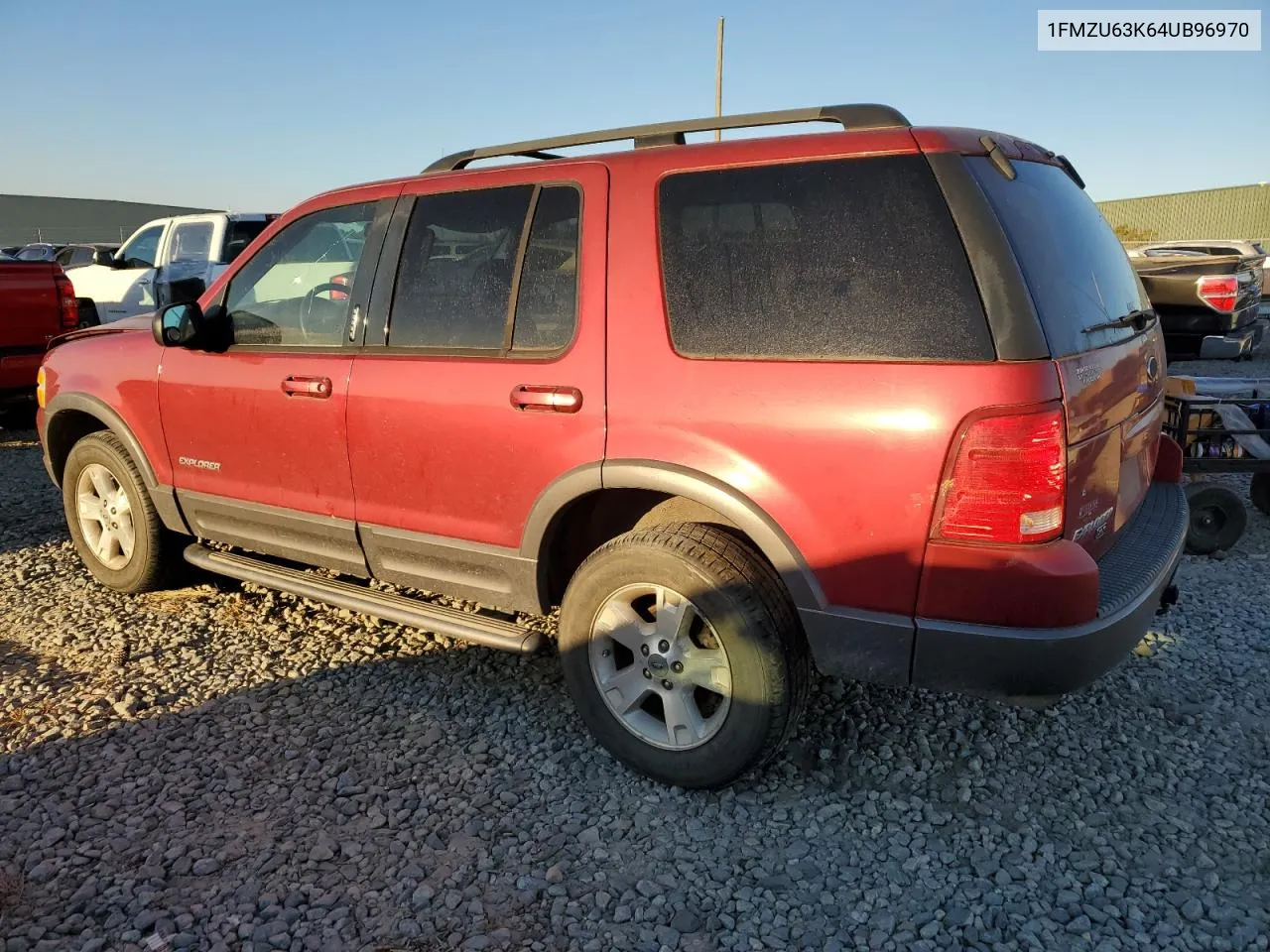 2004 Ford Explorer Xlt VIN: 1FMZU63K64UB96970 Lot: 75939294