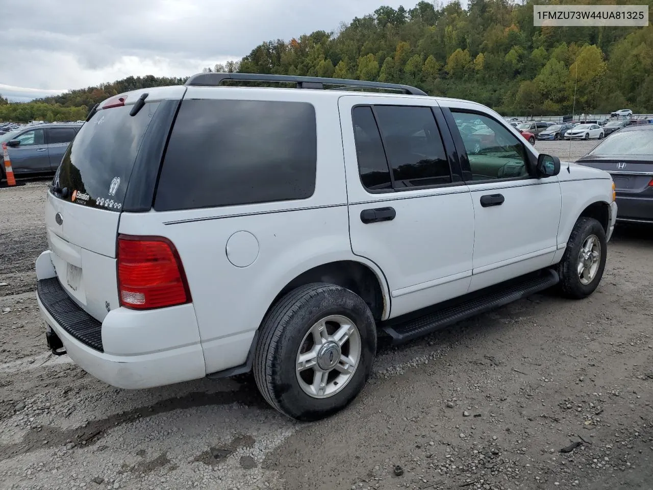 2004 Ford Explorer Xlt VIN: 1FMZU73W44UA81325 Lot: 75990614