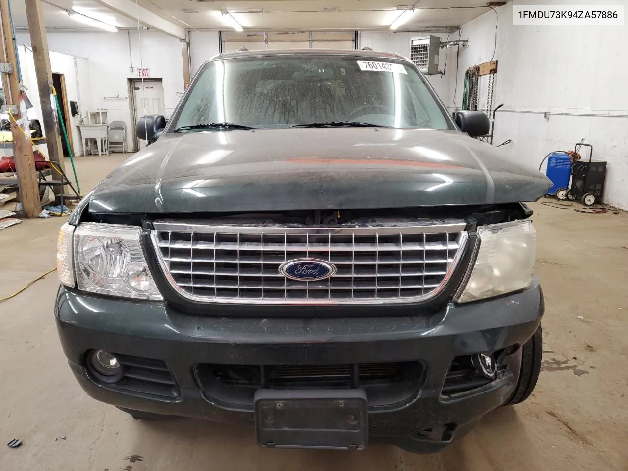 2004 Ford Explorer Xlt VIN: 1FMDU73K94ZA57886 Lot: 76014394