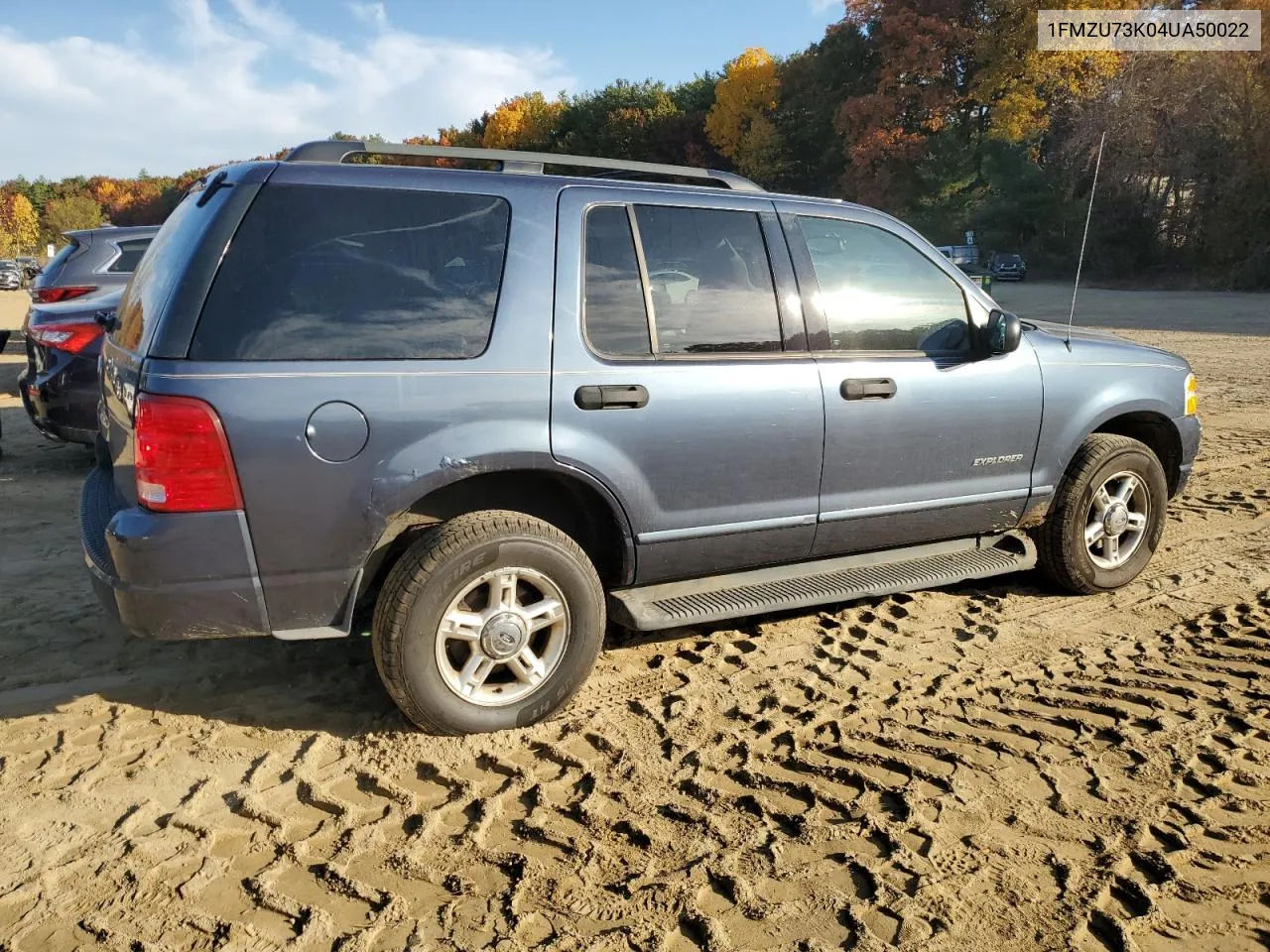 2004 Ford Explorer Xlt VIN: 1FMZU73K04UA50022 Lot: 76181854