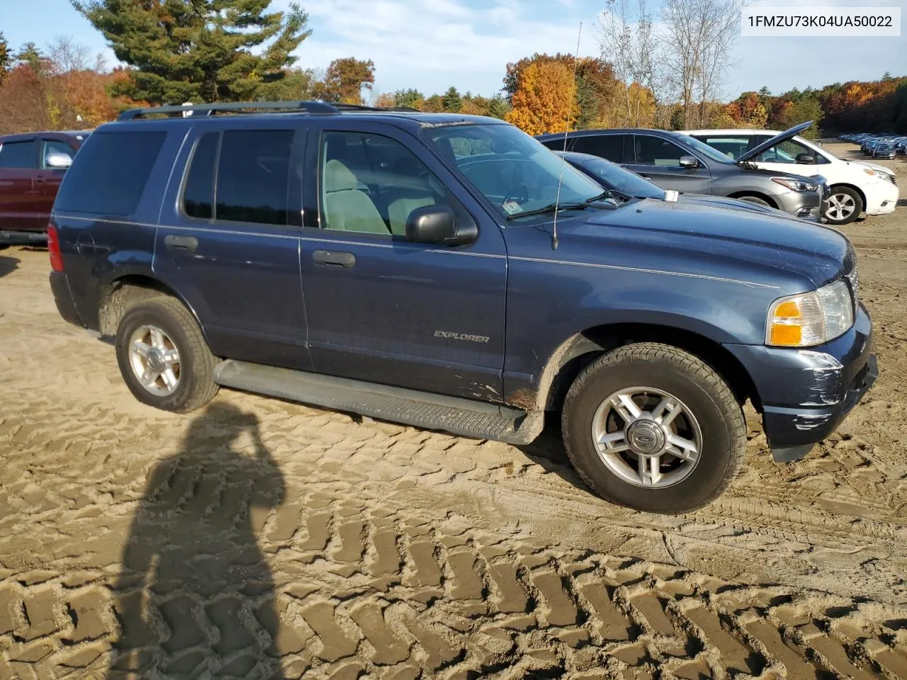 2004 Ford Explorer Xlt VIN: 1FMZU73K04UA50022 Lot: 76181854