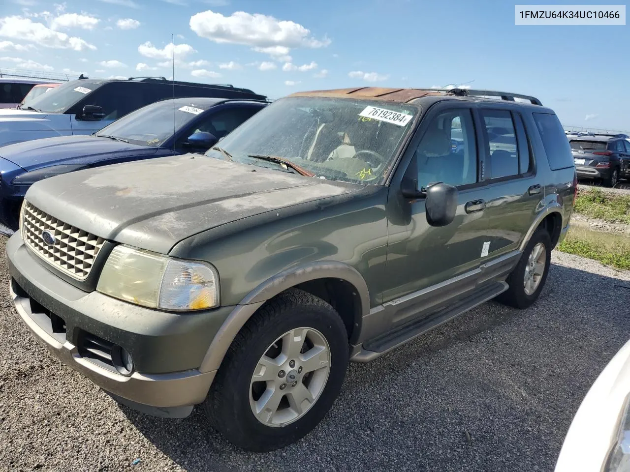 2004 Ford Explorer Eddie Bauer VIN: 1FMZU64K34UC10466 Lot: 76192384