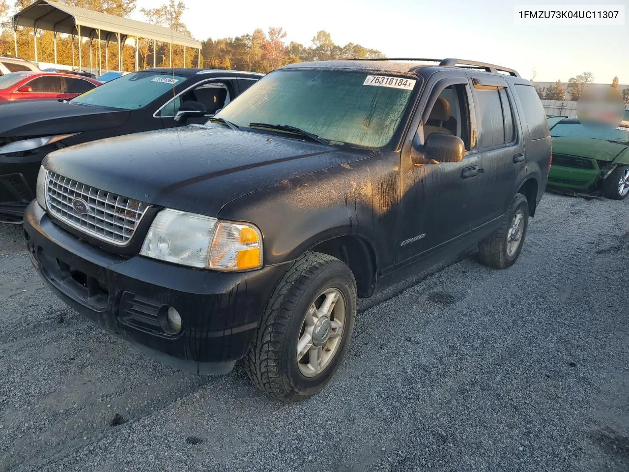 2004 Ford Explorer Xlt VIN: 1FMZU73K04UC11307 Lot: 76318184