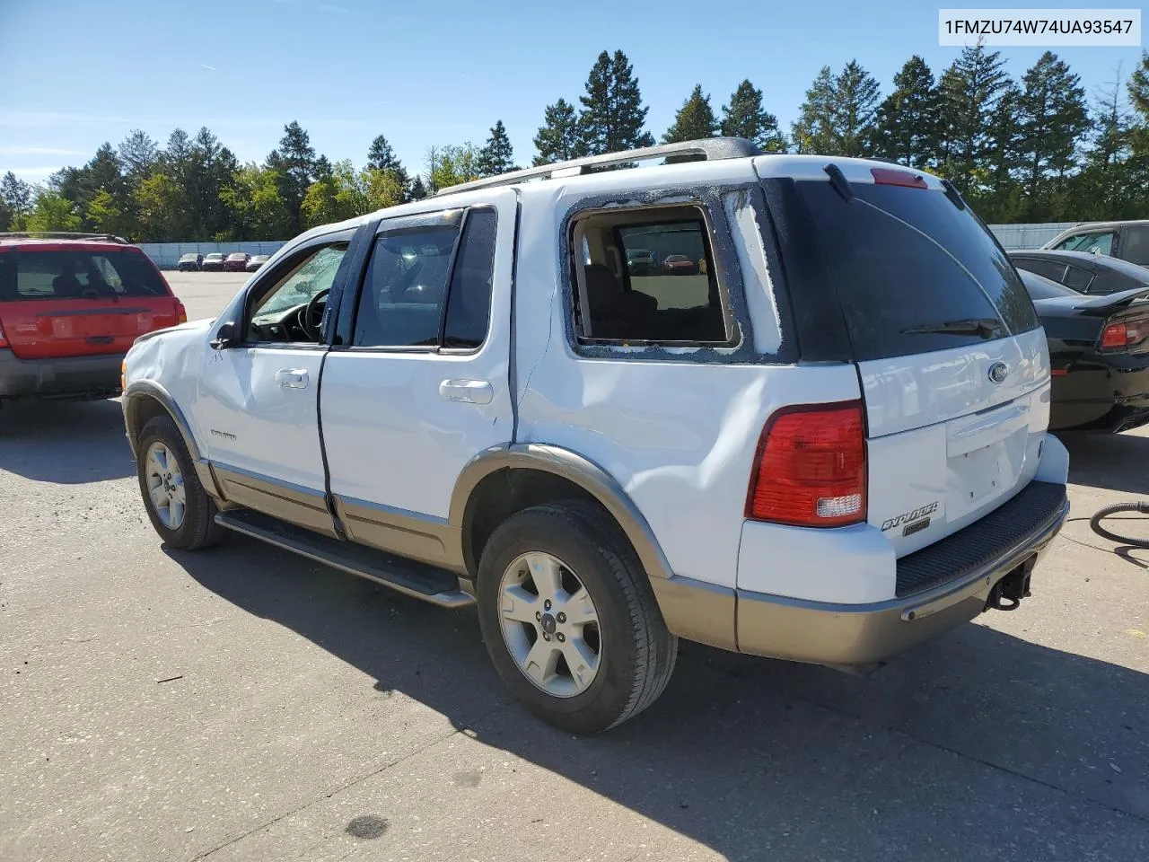 2004 Ford Explorer Eddie Bauer VIN: 1FMZU74W74UA93547 Lot: 76592614