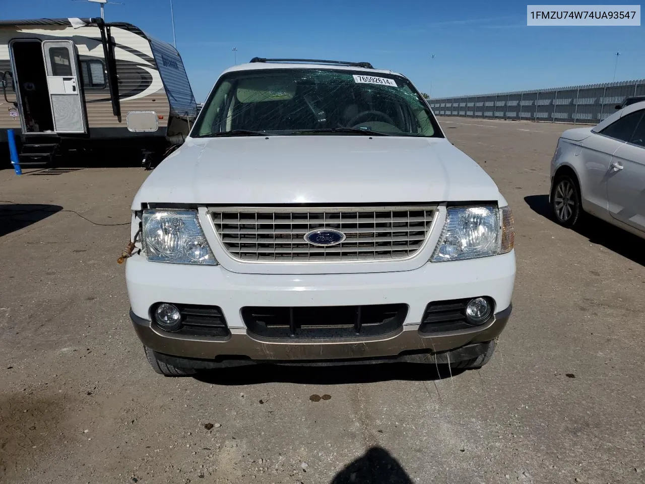 2004 Ford Explorer Eddie Bauer VIN: 1FMZU74W74UA93547 Lot: 76592614