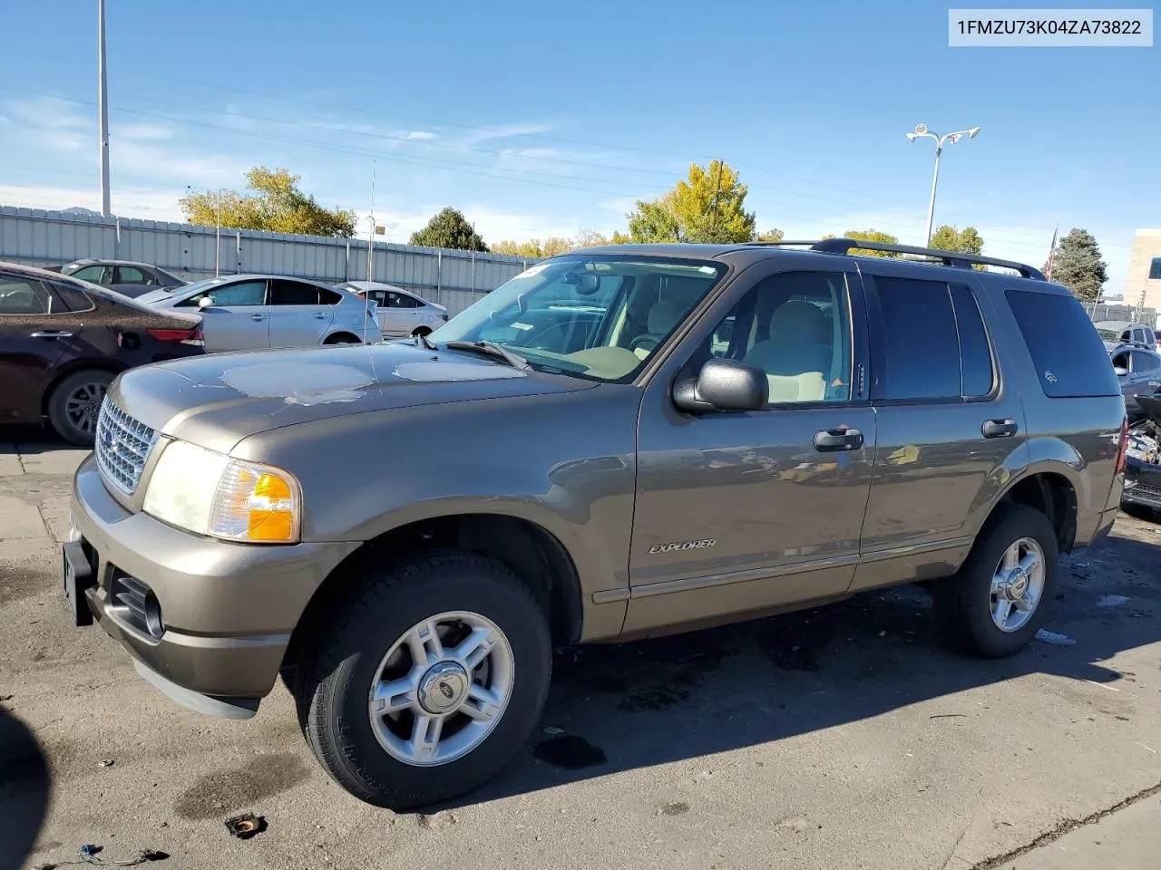 2004 Ford Explorer Xlt VIN: 1FMZU73K04ZA73822 Lot: 76844404