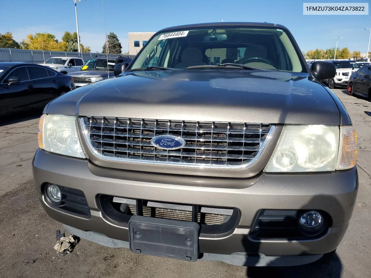 2004 Ford Explorer Xlt VIN: 1FMZU73K04ZA73822 Lot: 76844404