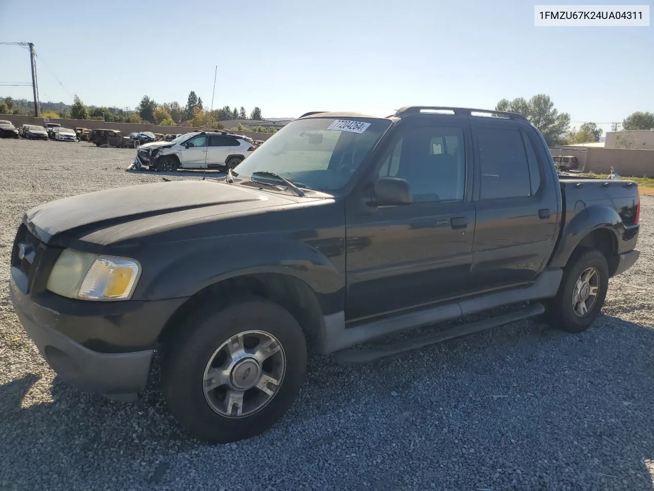 2004 Ford Explorer Sport Trac VIN: 1FMZU67K24UA04311 Lot: 77204264