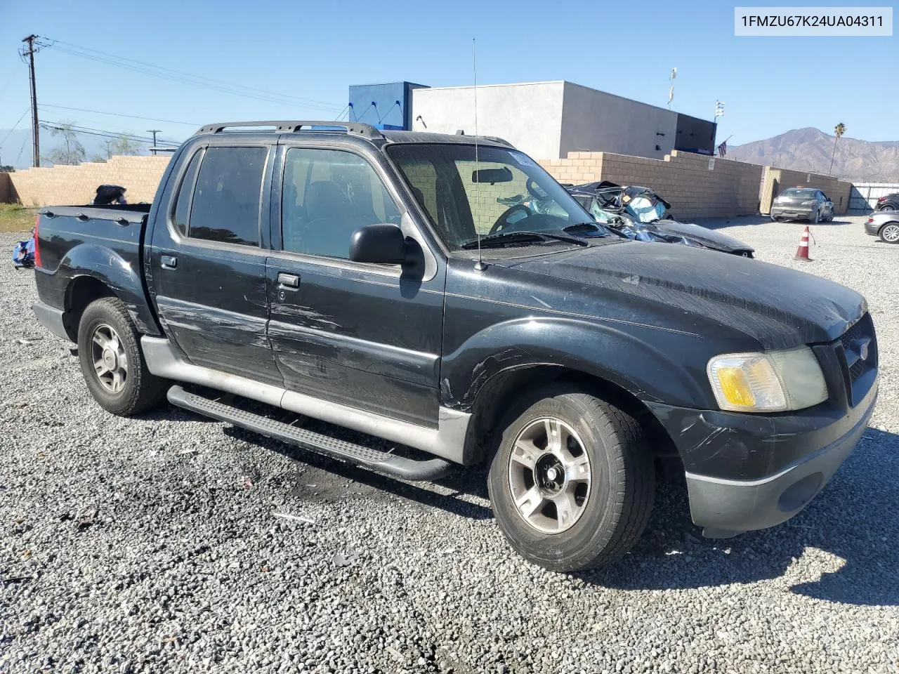 2004 Ford Explorer Sport Trac VIN: 1FMZU67K24UA04311 Lot: 77204264