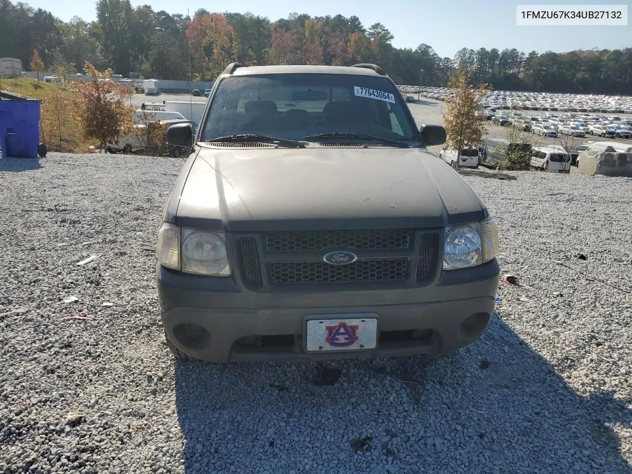 2004 Ford Explorer Sport Trac VIN: 1FMZU67K34UB27132 Lot: 77643064