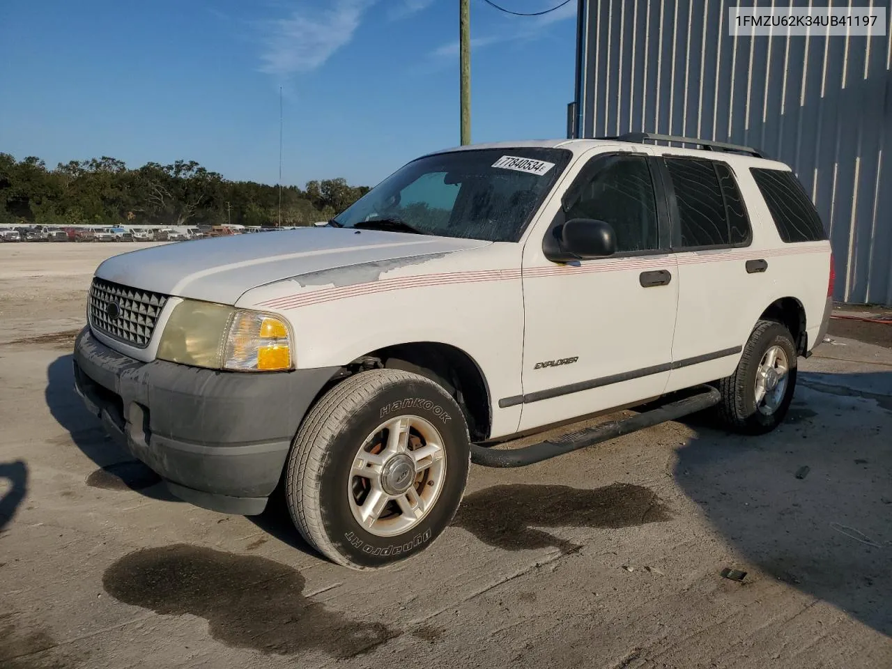 2004 Ford Explorer Xls VIN: 1FMZU62K34UB41197 Lot: 77840534